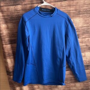 Nike Pro Royal Blue Long Sleeve Top